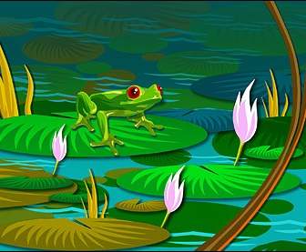 Lotus Leaf Frogs