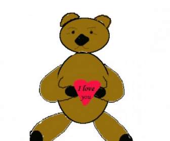 Love Bear Clip Art