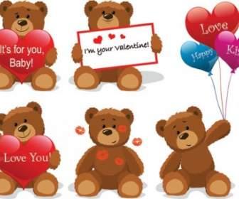 Love For Teddy Bear Clip Art