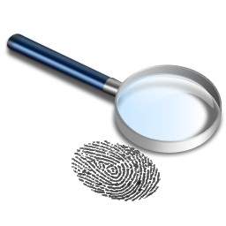 Magnifier And Finger Print