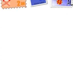Mailing Stamps Clip Art
