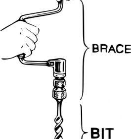 Manual Drill Clip Art