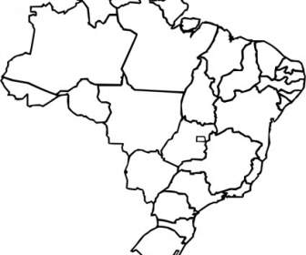 Mappa Del Brasile