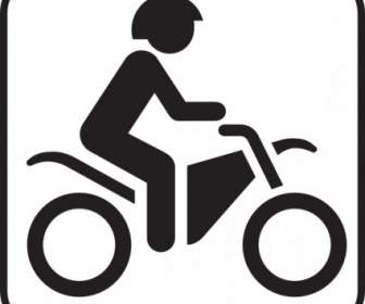 Peta Simbol Sepeda Motor Clip Art