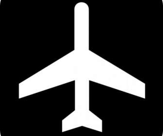 Mapa Símbolo Avião Clip Art