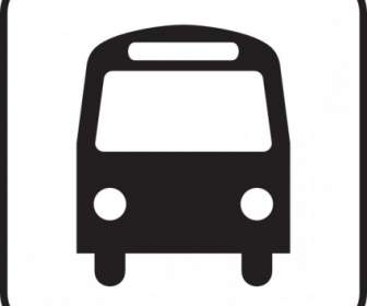 Peta Simbol Bus Clip Art