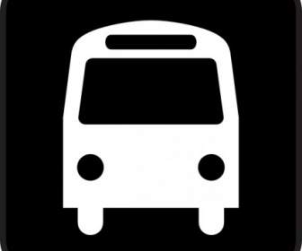 Landkarte ClipArt Symbole-bus