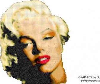 Marilyn Monroe-Mosaik