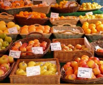 ตลาดอาหารผลไม้