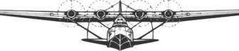 Martin Flying Boat Clip Art