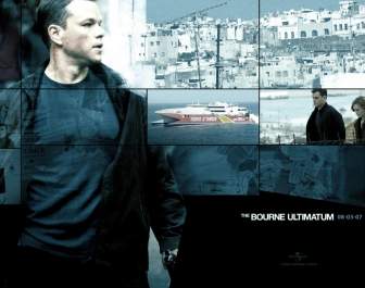 Matt Damon Sfondi Bourne Ultimatum Filmati