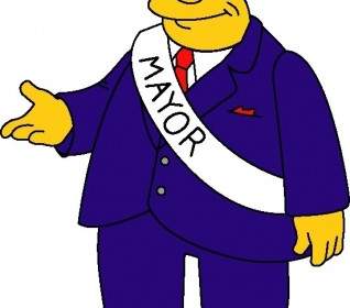 Alcalde Quimby Los Simpsons