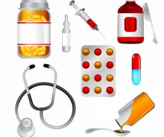 Medizin Icons Set
