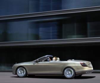 Mercedes Benz Ocean Drive Depan Kecepatan Wallpaper Konsep Mobil