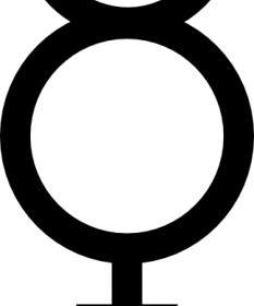 Mercury Simbol Clip Art