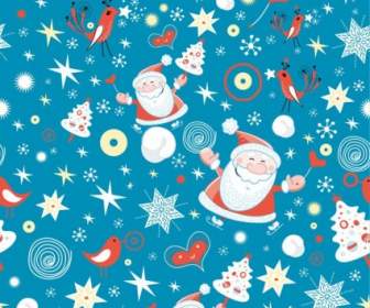 Merry Christmas Design Seamless Background Vector Graphic