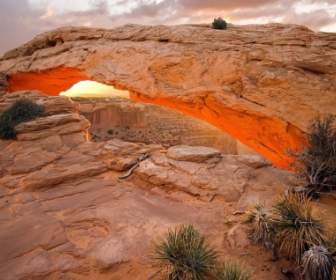 Mesa Arch Hình Nền Phong Cảnh Thiên Nhiên