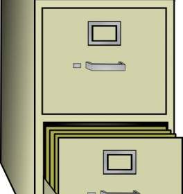 Metal Cabinet File ClipArt