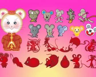 Dibujos Animados De Ratones