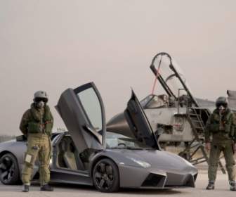 Auto Di Lamborghini Reventon Militare Per Il Desktop