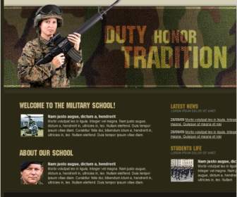 Militärschule Vorlage