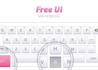 Mini Keyboard Psd