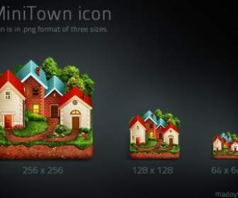 Mini Stadt Symbole Icons Pack