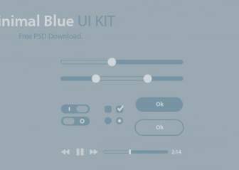 Minimal Blue Ui Kit