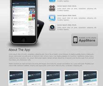App Mobile Layout Psd