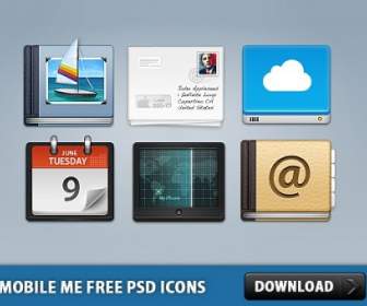 Mobile Me Free Psd Icons