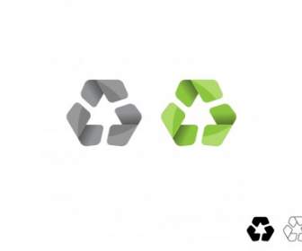 Vetor Do Símbolo De Reciclagem Moderna