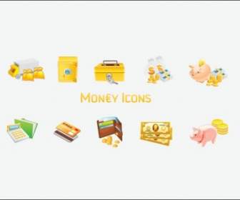 ícones De Dinheiro