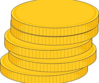 Money Stack Of Coins Clip Art