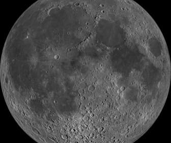 Cráter De La Luna Llena De Luna