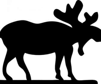 Moose Sihouette Clip Art