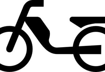 Moped Aus Zusatzzeichen Clip Art