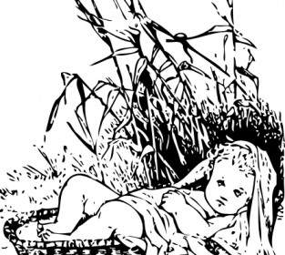 Moses In The Bulrushes Clip Art
