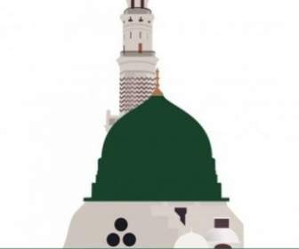 Mosque Nabawi Dome Corel Draw Cdr Islamic Mosque Vector Corel Draw Tutorial Cdr Corel Draw Vector Download