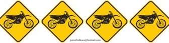 Motocross-Schild