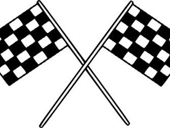 Motor Racing Flags Clip Art
