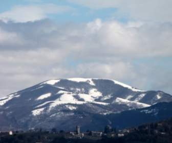 Invierno De Nieve De La Montaña