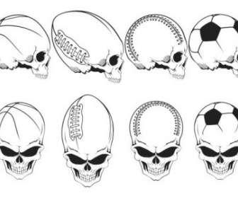 Bewegung Elemente Schädel Skull