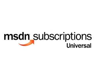 Abonnements MSDN Universal