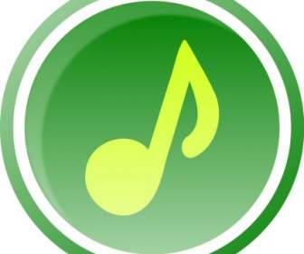 Icône De La Musique Verte