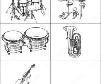 Music Instruments Brush