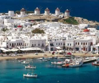 Mondo Di Mykonos Cyclades Sfondi Grecia