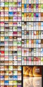 N A Variety Of Card Templates Vector Background