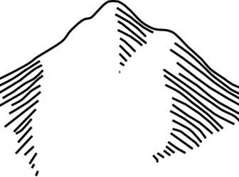 Nailbmb Mapa Símbolos Montaña Clip Art
