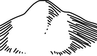 Nailbmb Mapa Símbolos Montaña Clip Art