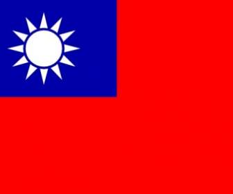 Svg で中華民国の台湾の国旗クリップアートをフォーマットします。